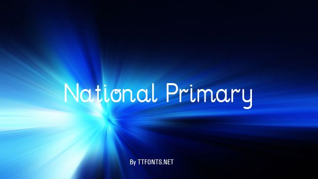 National Primary example
